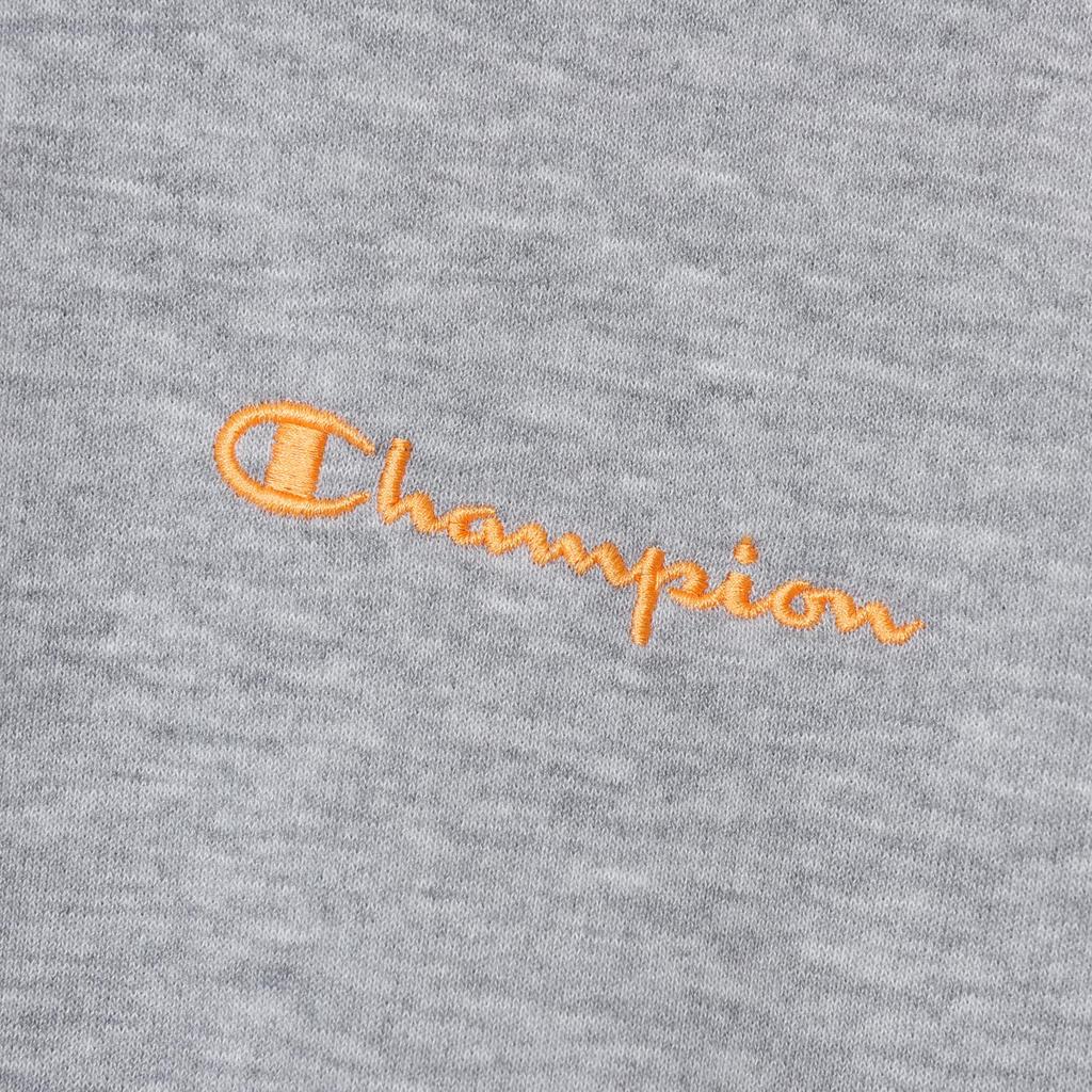 Толстовка с длинным рукавом из хлопкового флиса с надписью и круглым вырезом CWSAS001 Oxford Grey [Champion] 100% женская