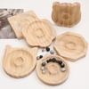Solid Wood String Tray Beaded Props Set Display Plate Original Wood Color Hand Storage Tray Diy Jewelry Bracelet Design Plate