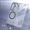 Transparent Magsafe Wireless Charge Phone Case For Samsung Galaxy Z Fold 7 6 5 4 3 5G Screen Film Full Protect Shockproof Cover