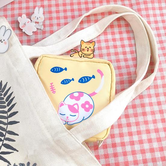 Полезный моющийся мультяшный легкий тампон с застежкой-молнией для женщин