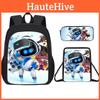 Студенческий рюкзак Astro Bot из трех частей из дышащей ткани Оксфорд для школьников