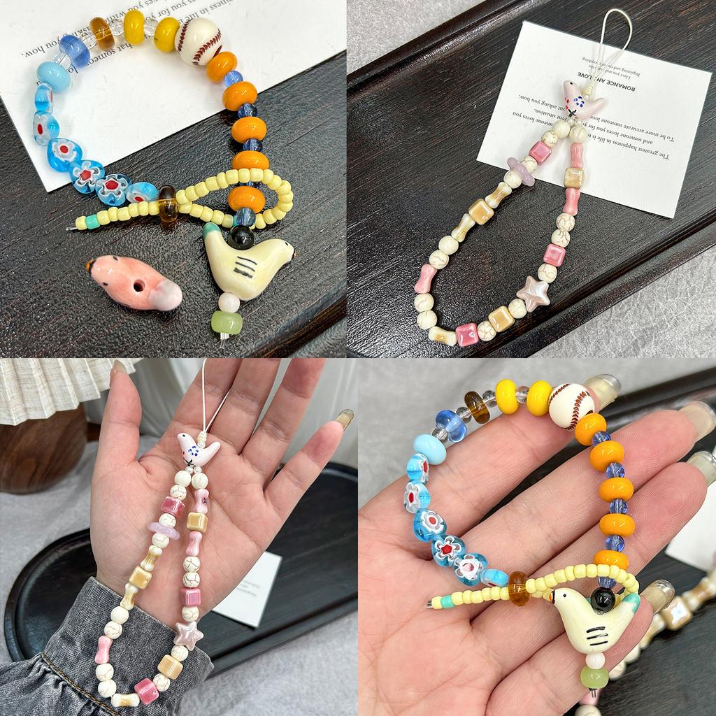 20x14 мм голубь керамическая расписанная вручную бусина для самостоятельного изготовления браслетов ожерелий ювелирных изделий