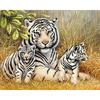 Cross Stitch Kit DIY Diamond Embroidery Leisurely Tigers Diamond Painting Mosaic Home Decor
