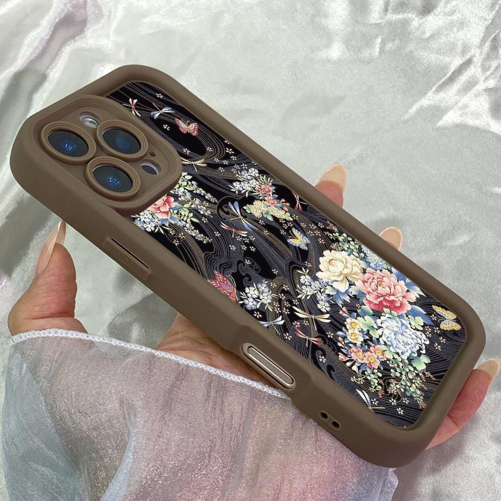 JT61 Красивые Цветы Стрекозы Redmi Note 15 Pro Huawei Honor Realme Infinix Tecno itel Motorola Google Все Модели Ангельские Глаза Мягкий ТПУ Чехол для Телефона