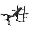 Weight Bench - vidaXL - 275363 - Foldable - 60.5 Kg - Weight Rack Included