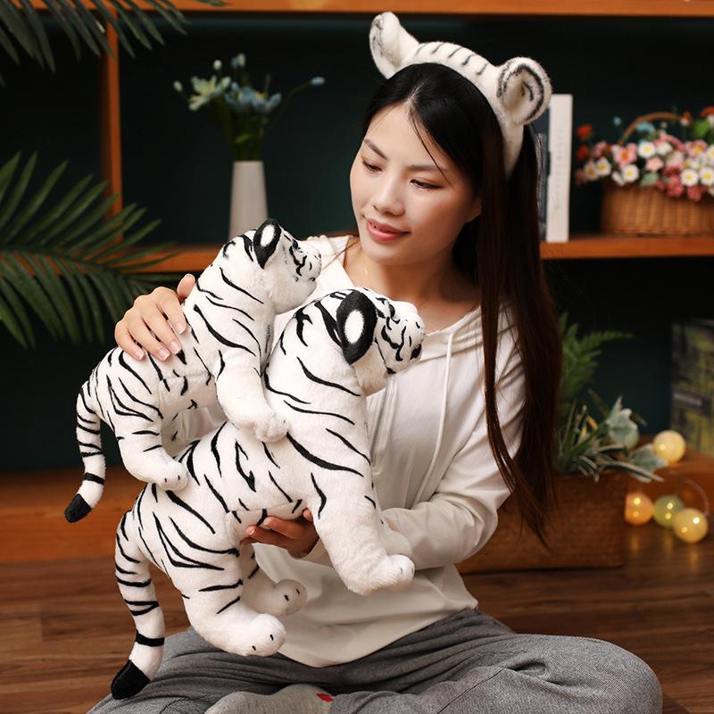 Симулятор детской станции тигр плюшевая игрушка мягкая плюшевая игрушка дикое животное лесной тигр подушка куклы для мальчиков подарки на день рождения валентинка