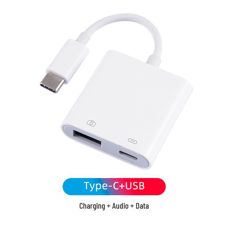 Type-C To 3.5mm Headphone Adapter with PD18W Fast Charging & Live Broadcast Support