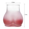 Прозрачная чашка для питья 3D Butt Shape Glass Whisky Juices Cup For Cold Juices