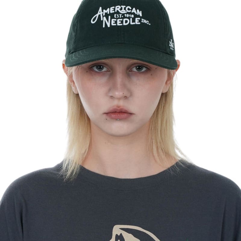 AMERICAN NEEDLE HEPCAT AMERICAN NEEDLE Logo- GREEN