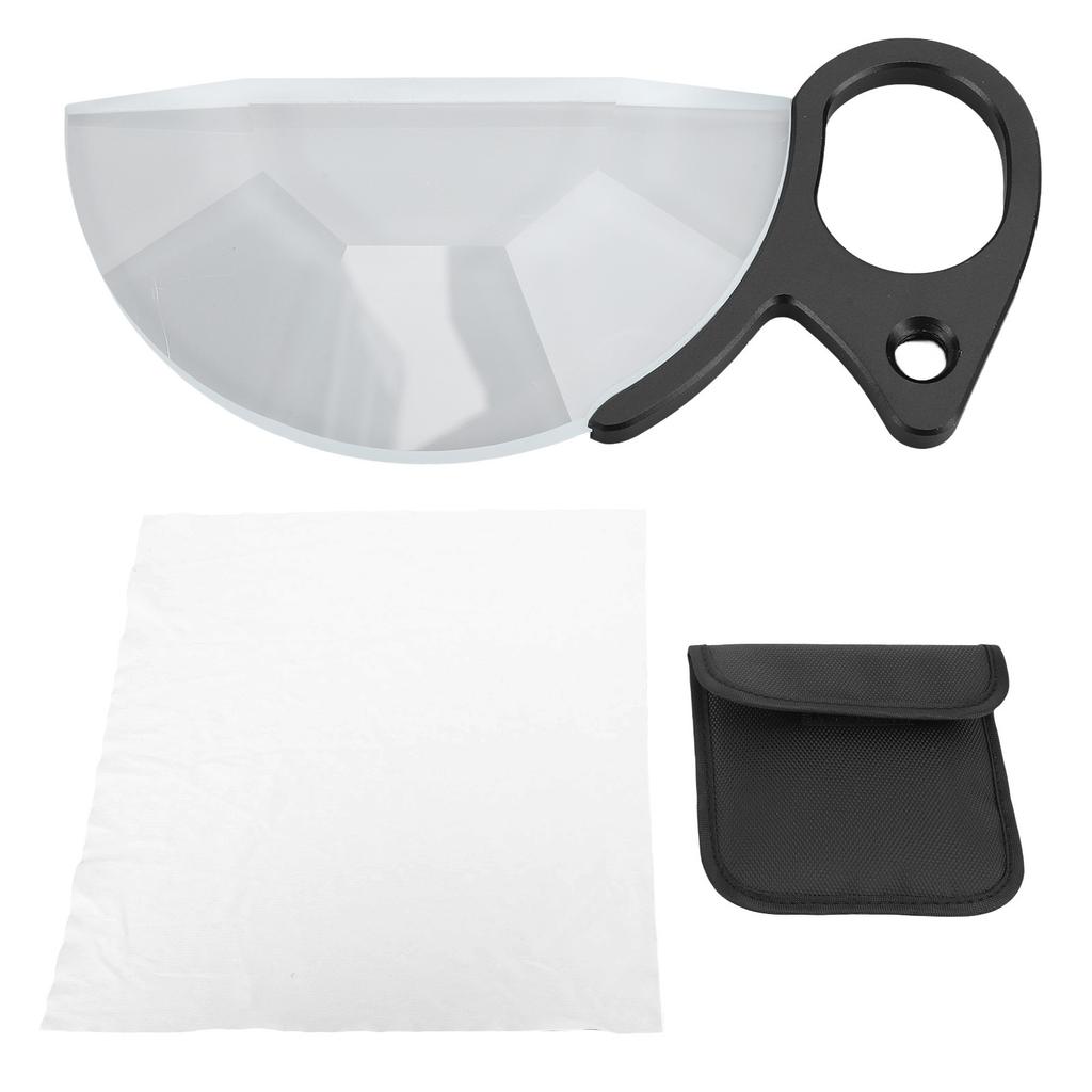 79mm Handheld Subtle Kaleidoscope Prism Semicircular Glass Filter Special Effects Filter Optical