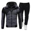 Men's Hooded Thickened Warm Sweatshirt Set Long Sleeve Hooded Top + Pants 2 Piece Set