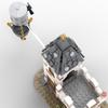 Товар MOC-241444 378 деталей Замок Маленькие Частицы Строительные Блоки Пазл Игрушка Модель Подарочный Набор Украшение