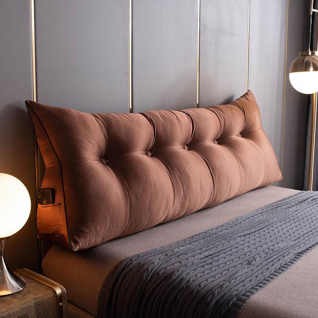 Современная большая спинка, съемная поясничная подушка, треугольная подушка для дивана, удобная прикроватная подушка, подушки, декор для дома