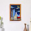 Non-Toxic 509Pcs China Shanghai City Postcard Building Blocks International City Mural Painting Small Particle Decorative Toys Children Gift