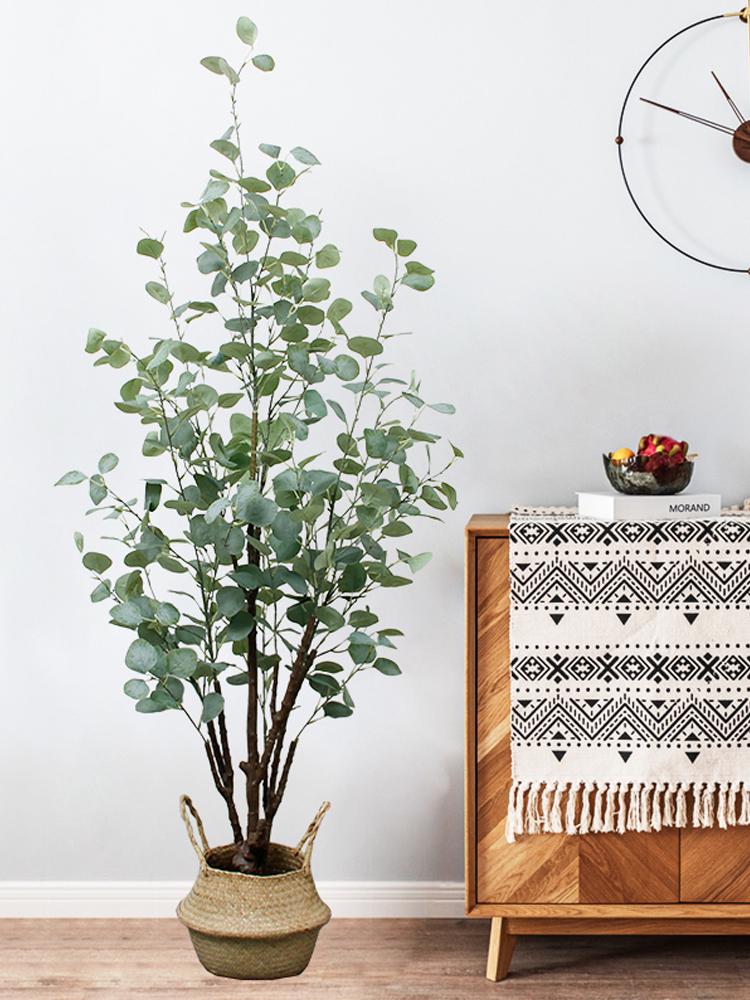 Bamboo Faux Green Plants and Flowers for Indoor Décor