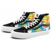 Vans Sk8 Vault Og Lx Canvas Suede Classic Casual Fun Print High Top Skate Shoes Unisex Sneakers Black Multicolor VN0A4BVBB56