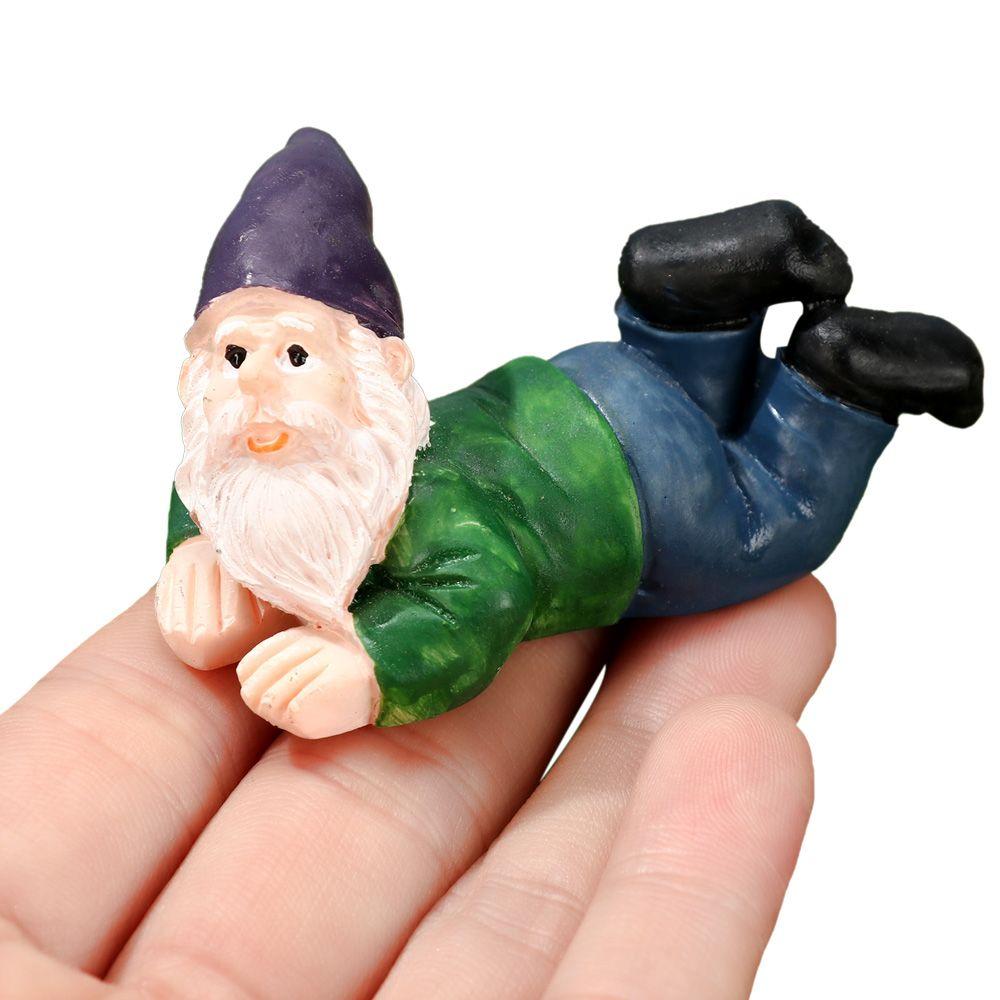 Ornaments Desktop Decoration Miniature Gnomes Dwarf Figurines Fairy Garden Micro Landscape