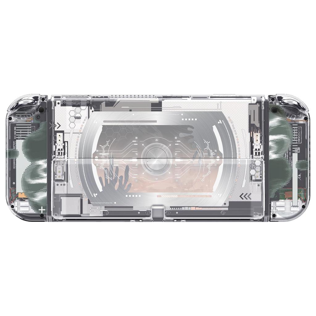 Not the Main Body Pattern Back Plate for eXtremeRate Switch Compatible with OLED PC Switch Back Switch Compatible with Switch OLED Joycon Handheld
