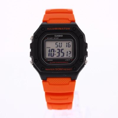 CASIO QUARTZ W-218H-4B2 W-215H Кварцевые повседневные часы, цифровые