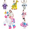 Koala Unicorn Giraffe Pig Tropical Fish Cosplay Inflatable Suit Halloween Easter