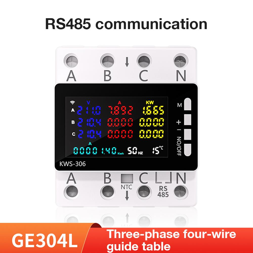 KWS-306 85-290V WiFi Измеритель мощности Цифровой тестер энергии AC Цифровые счетчики ватт-часов Счетчик электроэнергии Защита от тока и напряжения