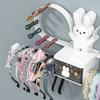 Kawaii Rabbit Hair Hoop Storage Rack Wall Mounted Hair Tie Hair Clip Hairband Display Stand Headband Barrettes Organizer