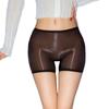 Women's Sheer Underpants Transparent Glossy Panties Boxer Shorts Ultrathin See Through Sexy
