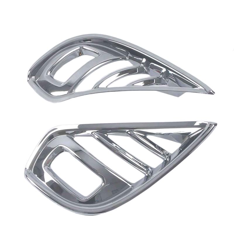 Для Toyota Highlander 2022 хромированный передний задний бампер, противотуманная фара, накладка, водонепроницаемая рамка для противотуманных фар, украшение