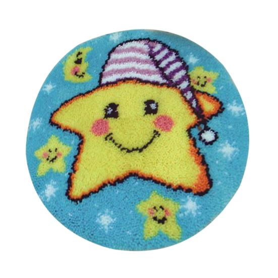 Набор для изготовления коврика с крючком для взрослых, предварительно напечатанная ткань, пряжа для вязания крючком, набор для самостоятельного изготовления коврика для двери, домашний декор, подарок для любителей рукоделия