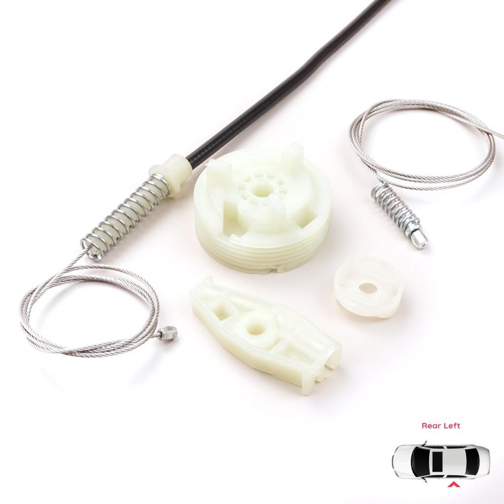 BWR912 Window Regulator Repair Kit Rear Left for Peugeot 206 CC 2D T16 2000-2008 2-Door Coupe Cabrio 922357