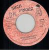 7-дюймовая пластинка JACKIE BROWN Meck Dem Gwan NONE Suck Finger 1976 Ямайка Регги Ска Даб Б/у
