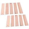 10 Pieces Wood Sticks for Table Building 250x50x3mm