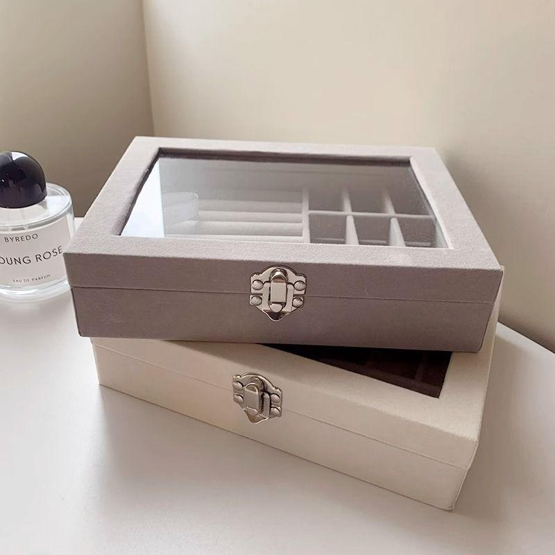 Роскошный портативный органайзер для украшений для серег, колец, часов и браслетов