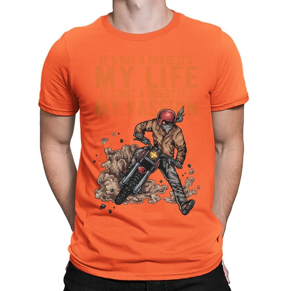Biker Lovers Mens TShirt Motorbike Motorcycle Funny Skull Tee Top
