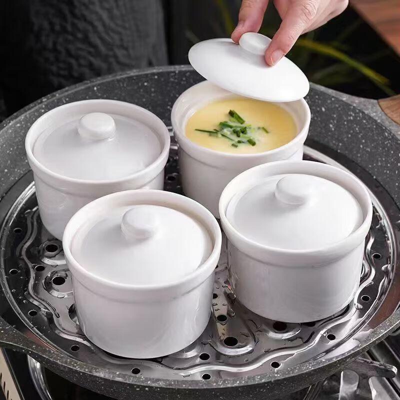 Ceramic Egg Steaming & Stewing Bowl