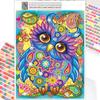 Full 5D Diy Diamond Painting Color Owl Diamond Embroidery Full Lay Cross Stitch Home Decor Handmade Gift