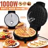 Electric Waffles Maker Double-Sided Heating Waffle Pot 7 Gear Adjustable Bubble Egg Cake Oven Breakfast Waffle Machine 220-240V 1000W