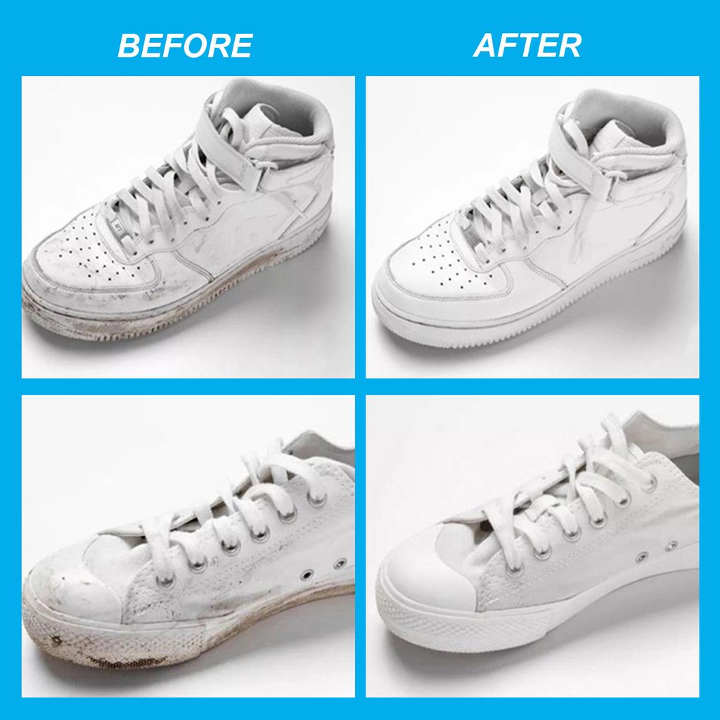 Cleaning Shoes Whitening Gel Shoes Cleaner Shoe Brush Shoe Cleaning  With Tape