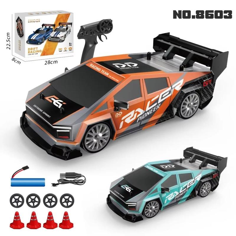 Новая гоночная машина AE86 RC Drift Racing 1/24 4WD 30 км/ч с высокой скоростью и подсветкой 2.4G радиоуправляемая модель автомобиля для гонок, игрушек для мальчиков в подарок