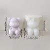 3D Pearl Rabbit силиконовая форма для свечей DIY Pearl Bear Aroma эпоксидная смола форма для мыла и свечей DIY Craft Handmade Home Decor