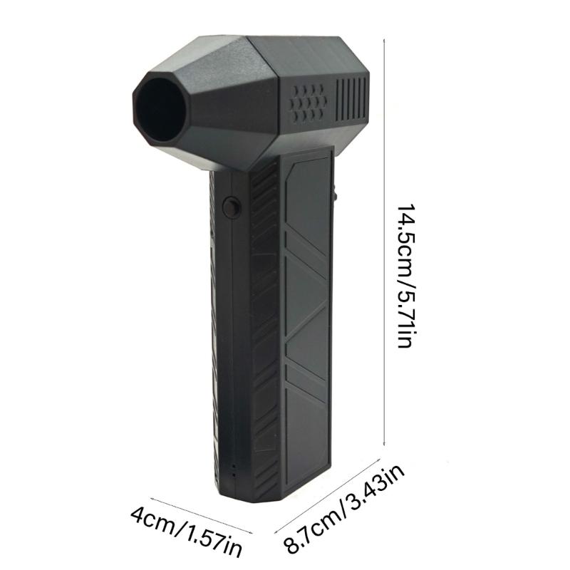 Compressed Electric Air Duster 130000RPM Rechargeable Cordless Multifunction Fan for Computer Keyboard Car Dry Blower
