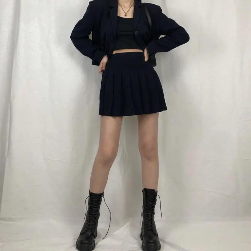 Новые женские сапоги до середины икры, осенне-зимняя модная женская обувь на шнуровке «Челси» на молнии Botas Mujer, спортивная женская обувь на каблуке-платформе