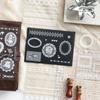 Наклейки PaperMore ПЭТ с кружевной каймой - 4 стиля, высеченные, белые чернила для DIY-журналов
