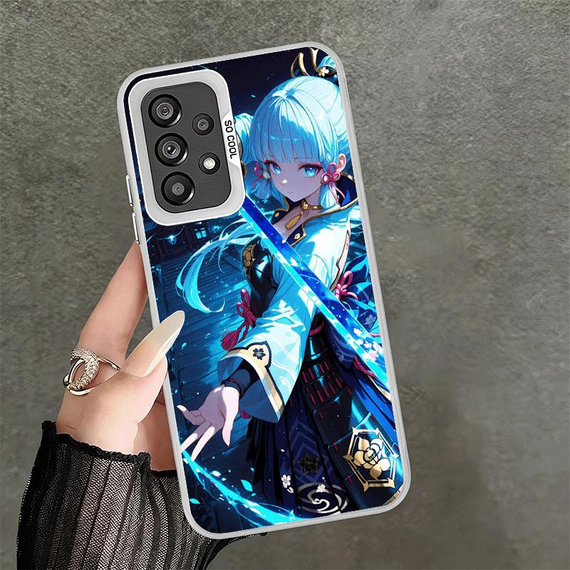 Genshin Impact Kamisato Ayaka Soft Phone Case for Samsung A17 A16 A15 A14 A13 A57 A56 A55 A54 A53 A37 A36 A35 A34 A33 A26 A25 A2