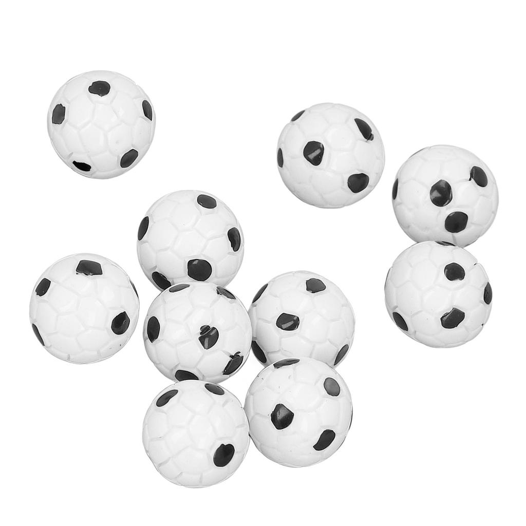 10шт 1:12 кукольных спортивных футбольных симуляторов, декоративных аксессуаров, миниатюрных футбольных мячей
