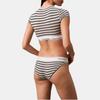 Calvin Klein Минималистичный Короткий Мягкий Бюстгальтер-Топ с Круглым Вырезом Женское Нижнее Белье QF7213-WBA