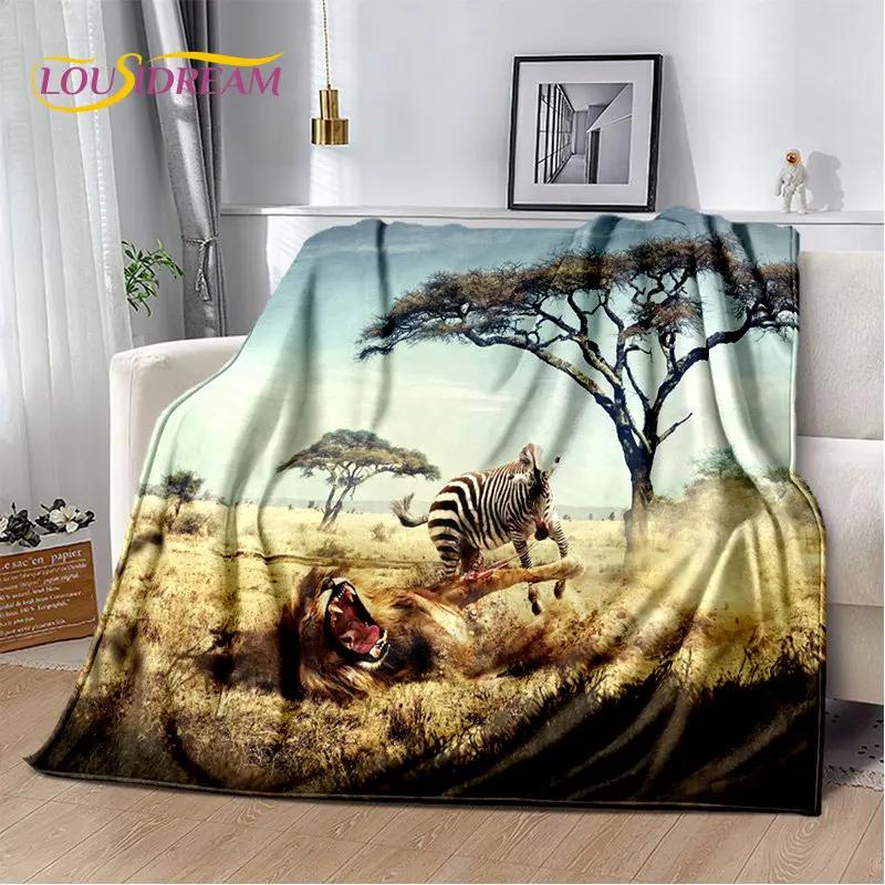 Wild Animal Zebra Soft Plush Blanket,Flannel Blanket Throw Blanket for Living Room Bedroom Bed Sofa Picnic Cover Bettdecke Kids