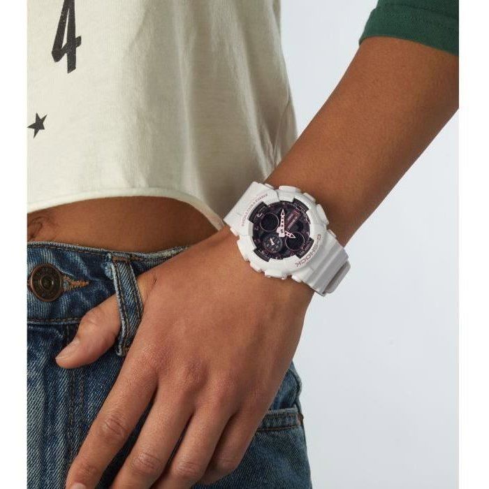 Montre Casio G-Shock Classic Femme Blanc - CASIO - Quartz - Double affichage - Adulte - Plastique - Ronde