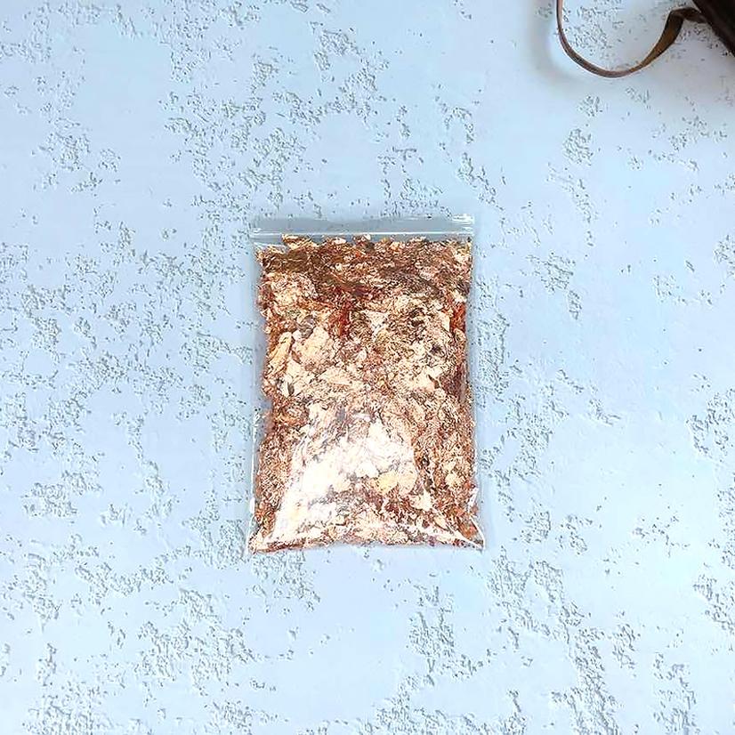 3G Glitter Gold Leaf Foil Colored Tissue Paper Wrapping Decor Quilling Scrapbook Paper Hand Made Fillings Materials Art Supplies