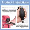 Tnisesm 5/16" 6FT Fuel Line Assembly, With Connector Rubber Marine Outboard Boat Motor RVs Fuel Assembly With Primer Bulb 304 Steel Hose Clamps